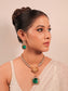 Irina Green Kundan Necklace Set