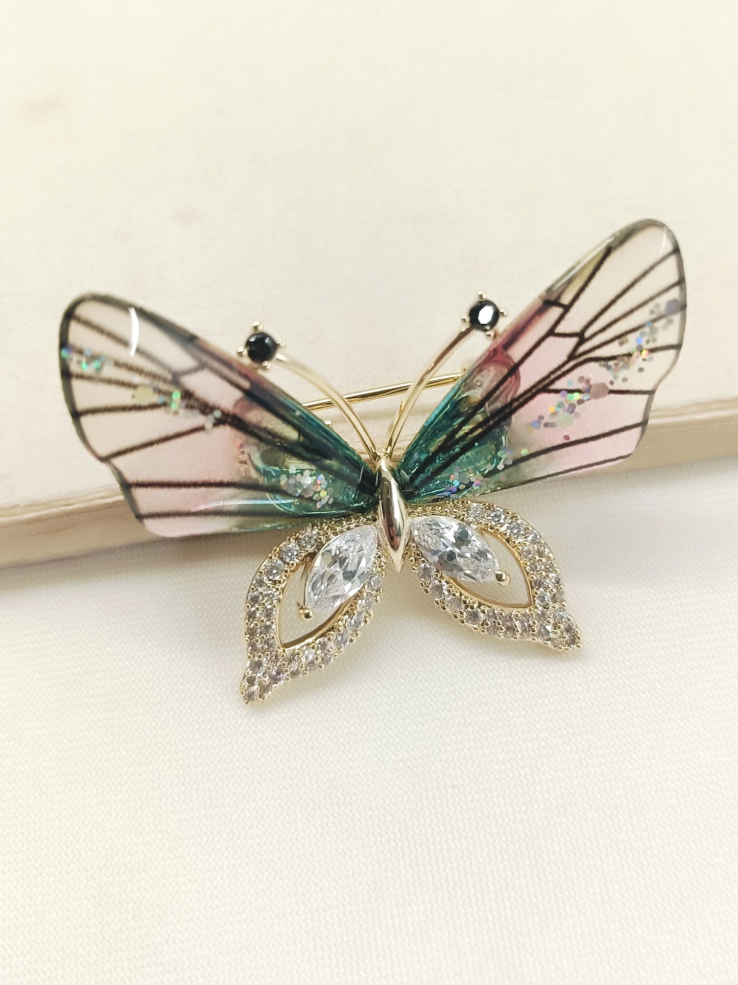 Saiyami P&G Butterfly Brooch
