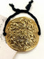 Himanshu Golden Oxidized Floral Carved Men's Bajubandh