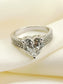 Nazo 92.5 Silver Swarovski Stone Finger Ring