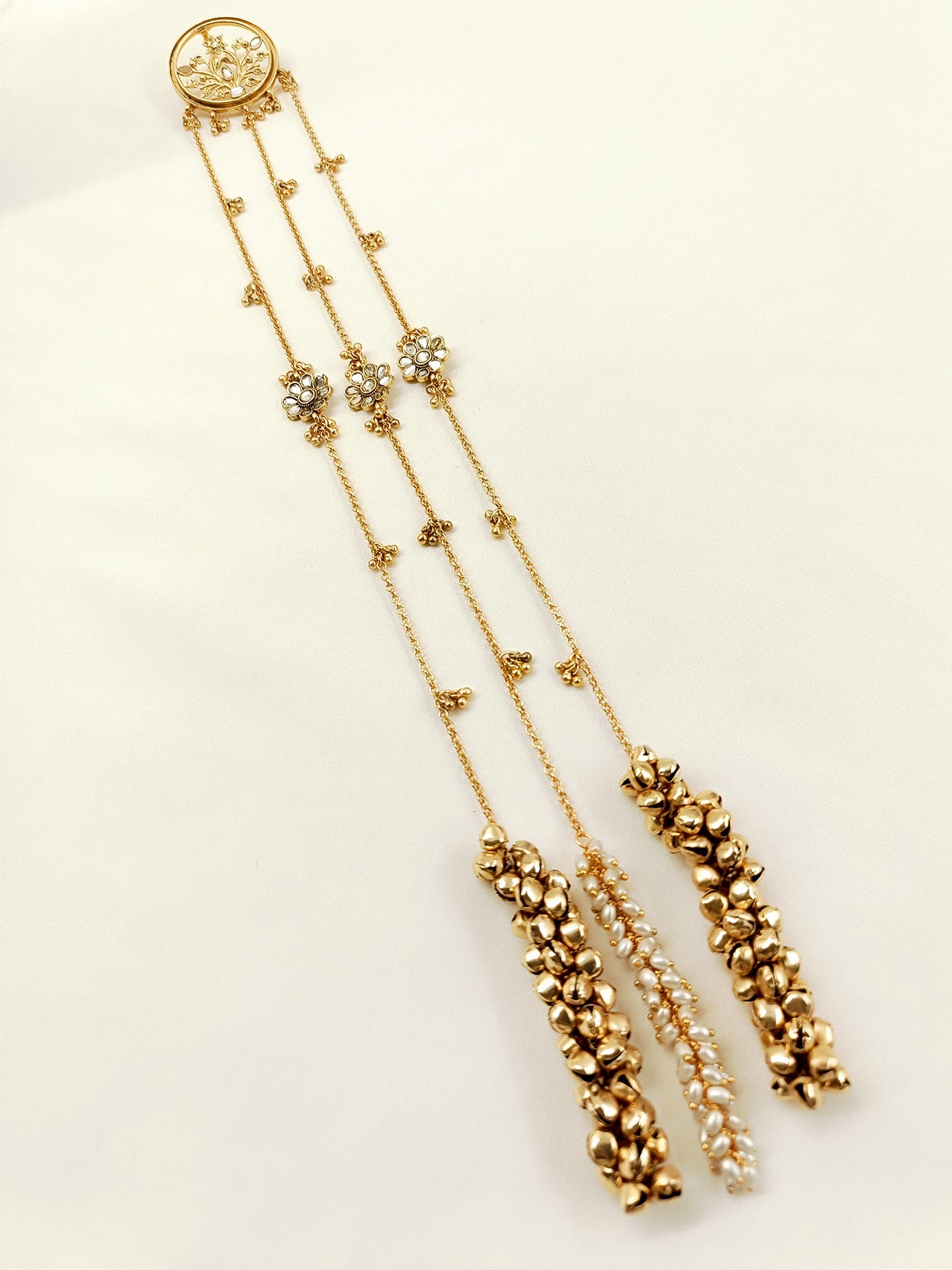 Sumira Golden Hair Brooch