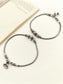 Chetna Plain Oxidized Anklets