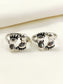 Lakshmi Silver Oxidized Lakshmi Feet Toe Ring Pair