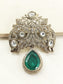 Rishant Green Men's Brooch