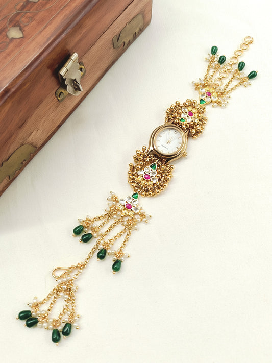 Sonal's Paachi Kundan Watch