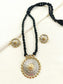Sarita Black Oxidized Necklace Set
