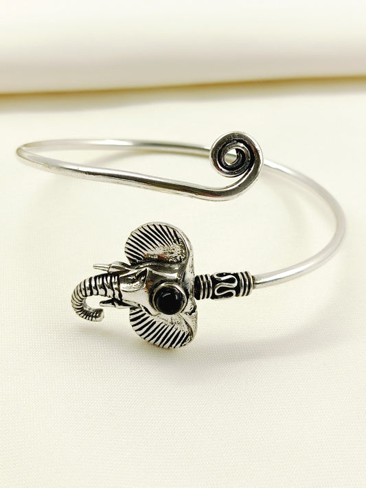 Udarsh Black Elephant Men's Bracelet