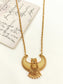 Mandeep Golden Egyptian Pharaoh Lion Men's Neckpiece