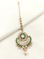Madhushi Green Kundan Teeka