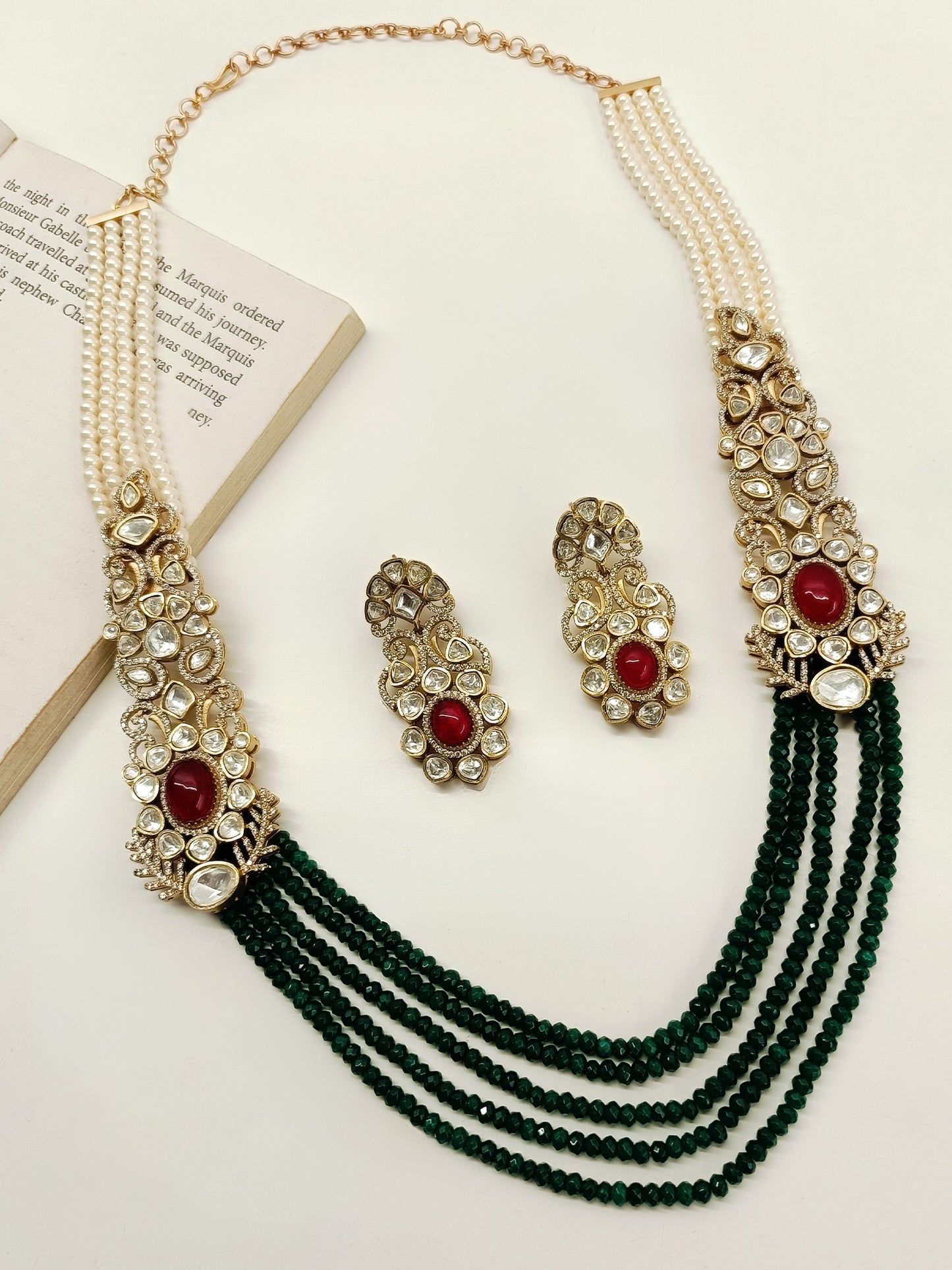 Pritee M & G Long Boutique Necklace Set