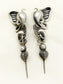 Kriday White Pearl Elephant Men's Earcuffs