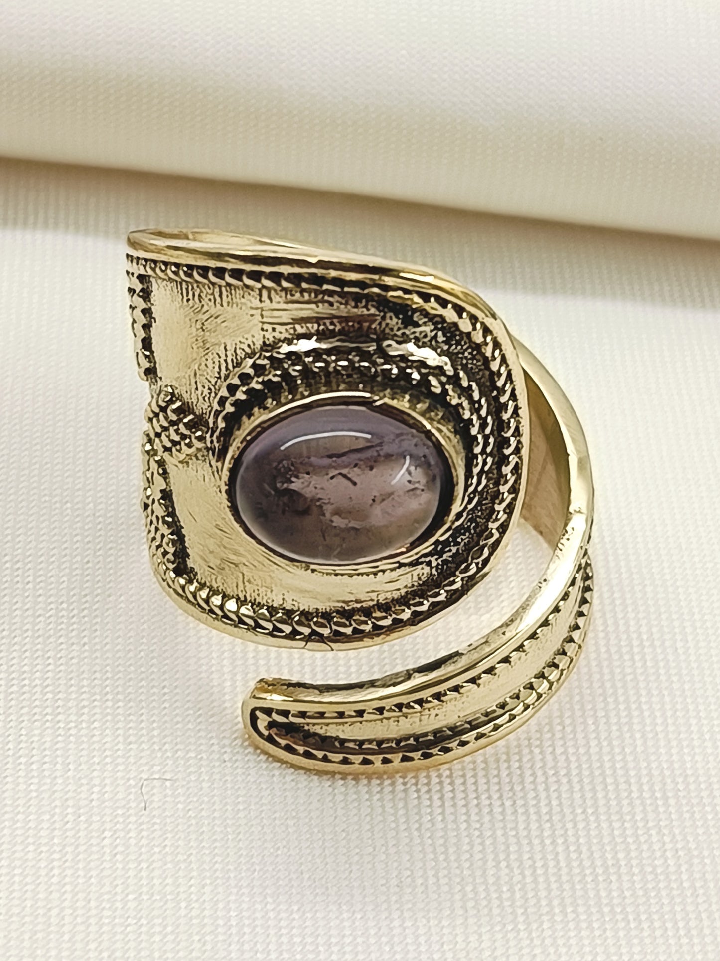 Rajat Purple Men's Finger Ring