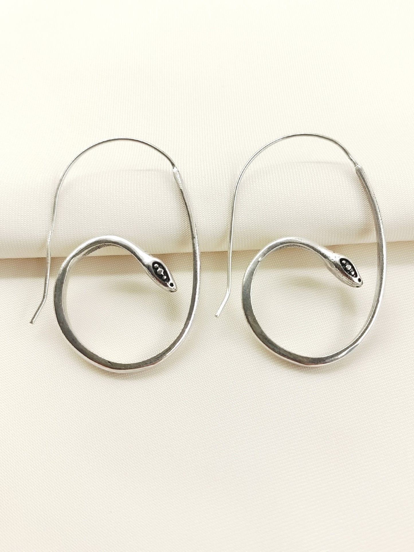 Giselle Silver Men's Earrings