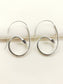 Giselle Silver Men's Earrings