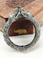 Clevra Plain Elephant Oxidized Kada