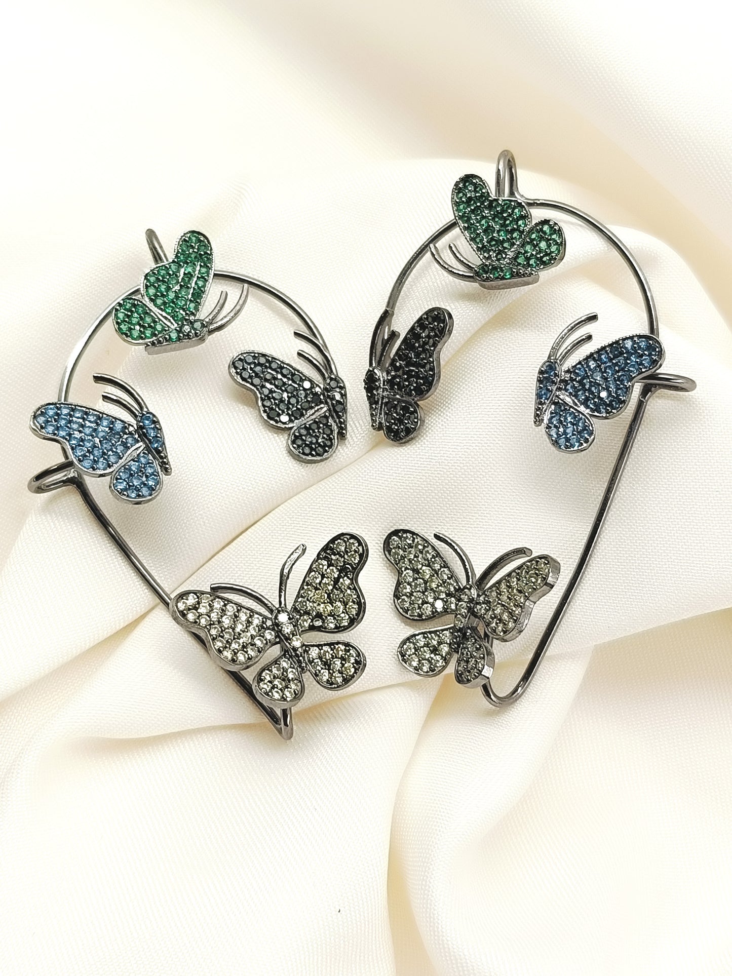 Hanisha Multi Colour Victorian Earring