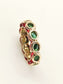 Anshu Ruby Kundan Finger Ring