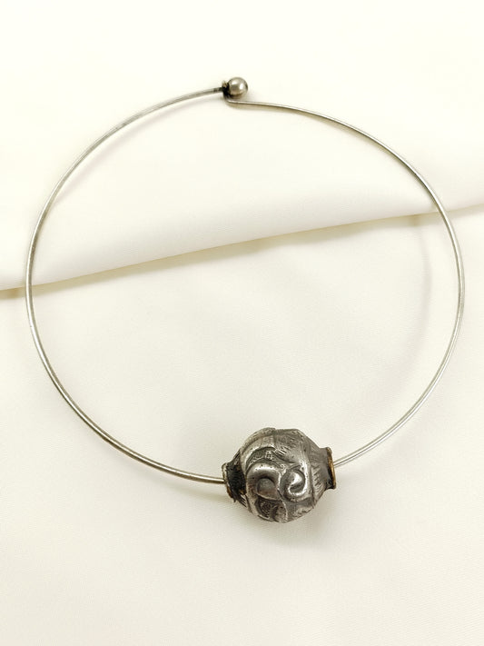 Ruhan German Silver Men's Hasli Style Neckpiece