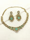 Sawya Mint Green Victorian Choker Set