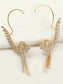 Juhi White American Diamond Earrings