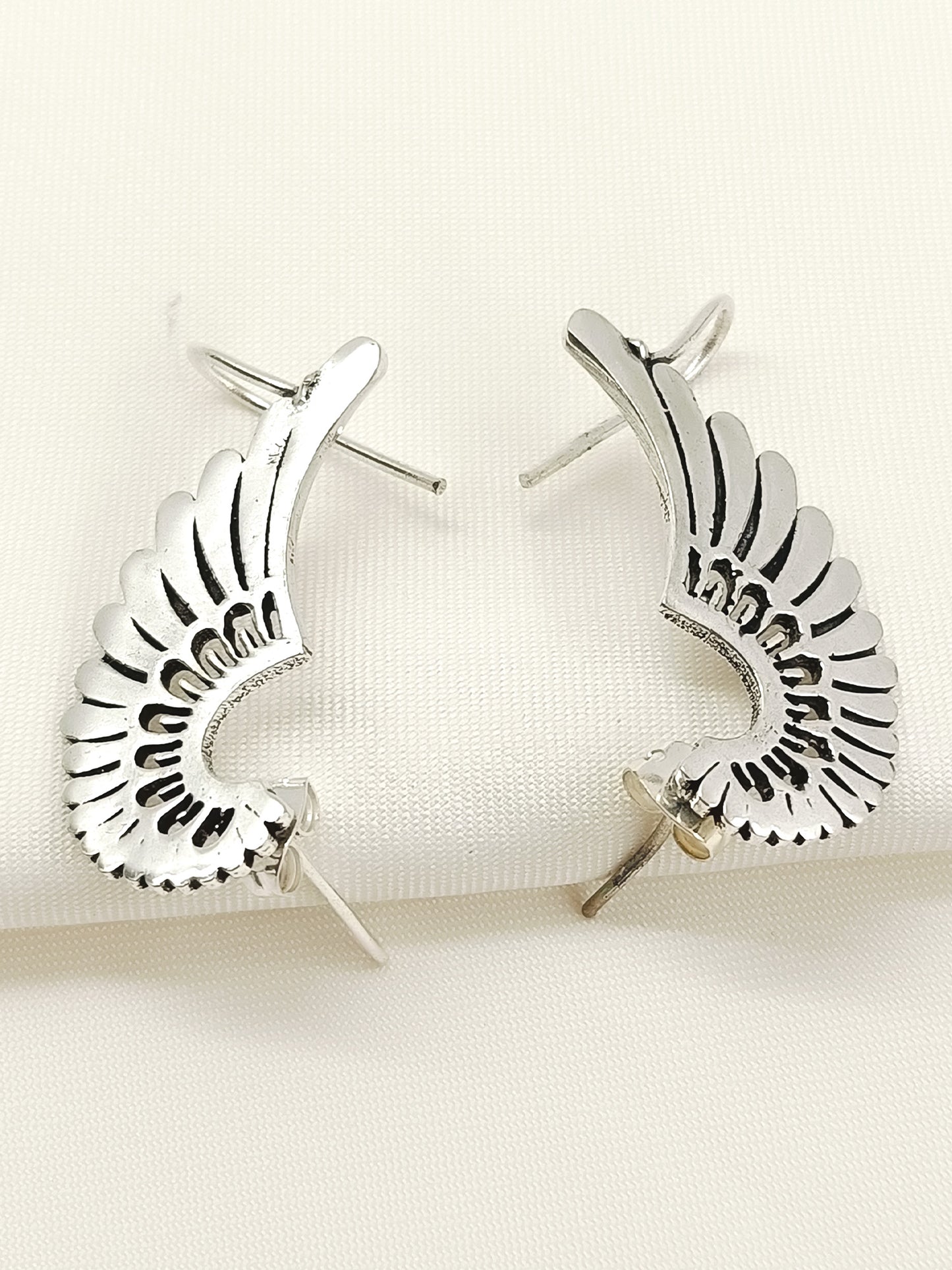 Shea Silver Men's Earrings