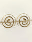 Navdha Golden Men's Earrings