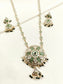 Prahati Green Jadau Necklace Set