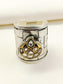 Tarasha White Oxidized Finger Ring