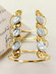 Aasia Molten Dual Tone Coin Cuff Western Bracelet
