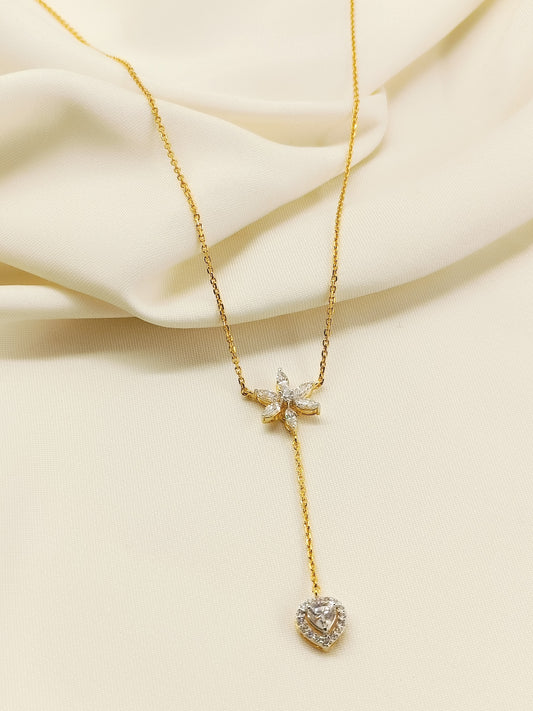 Aaiya 92.5 Silver Swarovski Stone Pendal