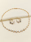 Kiona Gold American Diamond Necklace Set