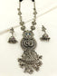 Yashvi Blue Oxidized Necklace Set