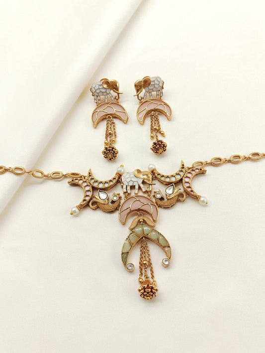 Sinduri Multi Colour Boutique Necklace Set