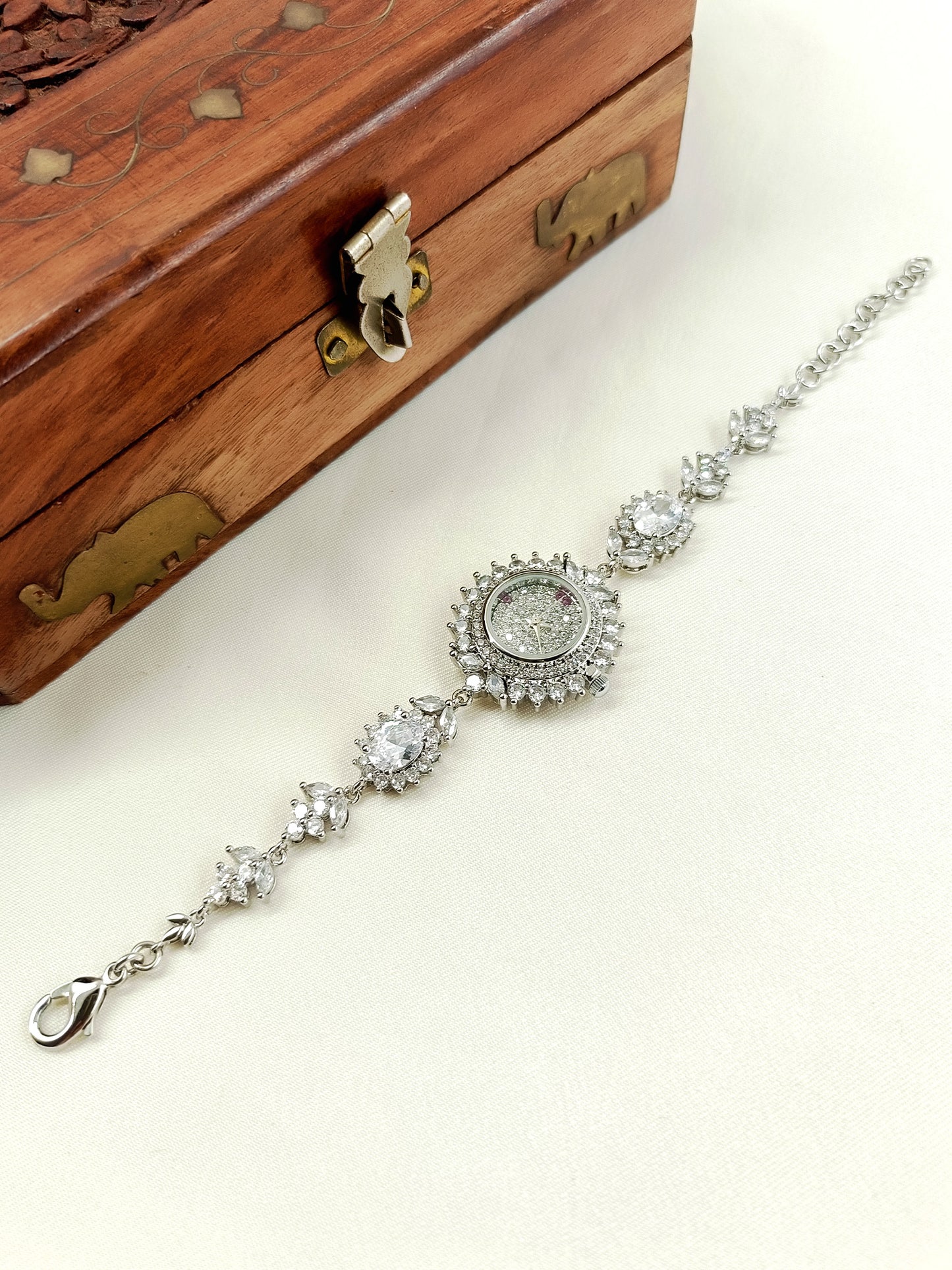Elia's American Diamond Watch