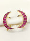 Malhar Ruby Men's Earcuff With Stud