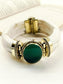 Garvik Green Bone Men's Bracelet