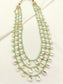 Niraav Mint Green Groom Beads Neckpiece