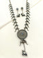 Saroj Blue Oxidized Necklace Set