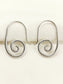 Daya Silver Men's Earrings
