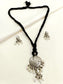 Parvansh Black Men's Necklace Set