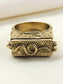 Dev Golden Men's Finger Ring