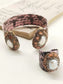 Tapati Pink Western Bracelet With Finger Ring