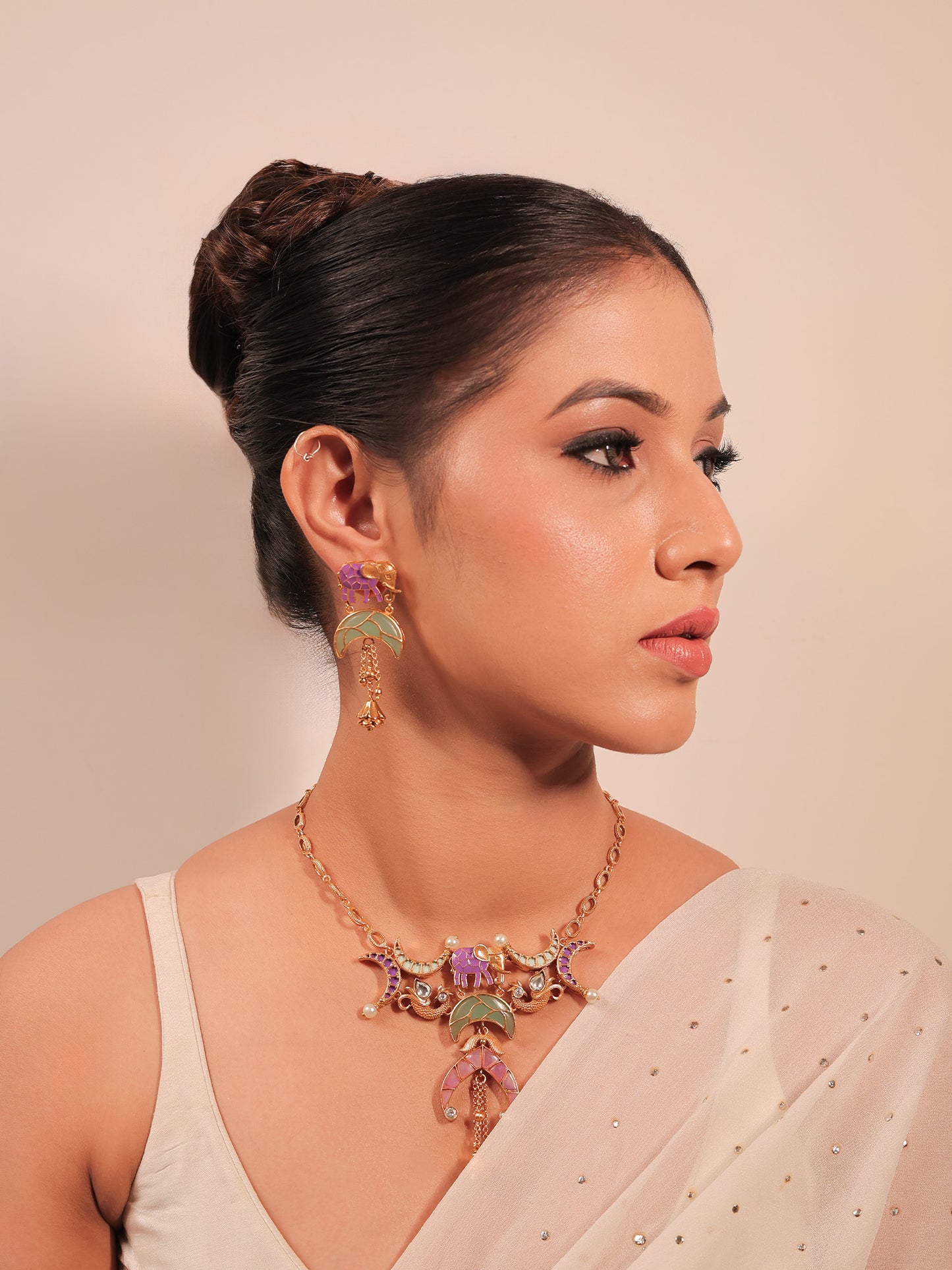 Priyadarshani Multi Colour Boutique Necklace Set
