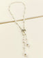 Janifer White Beads Neckpiece
