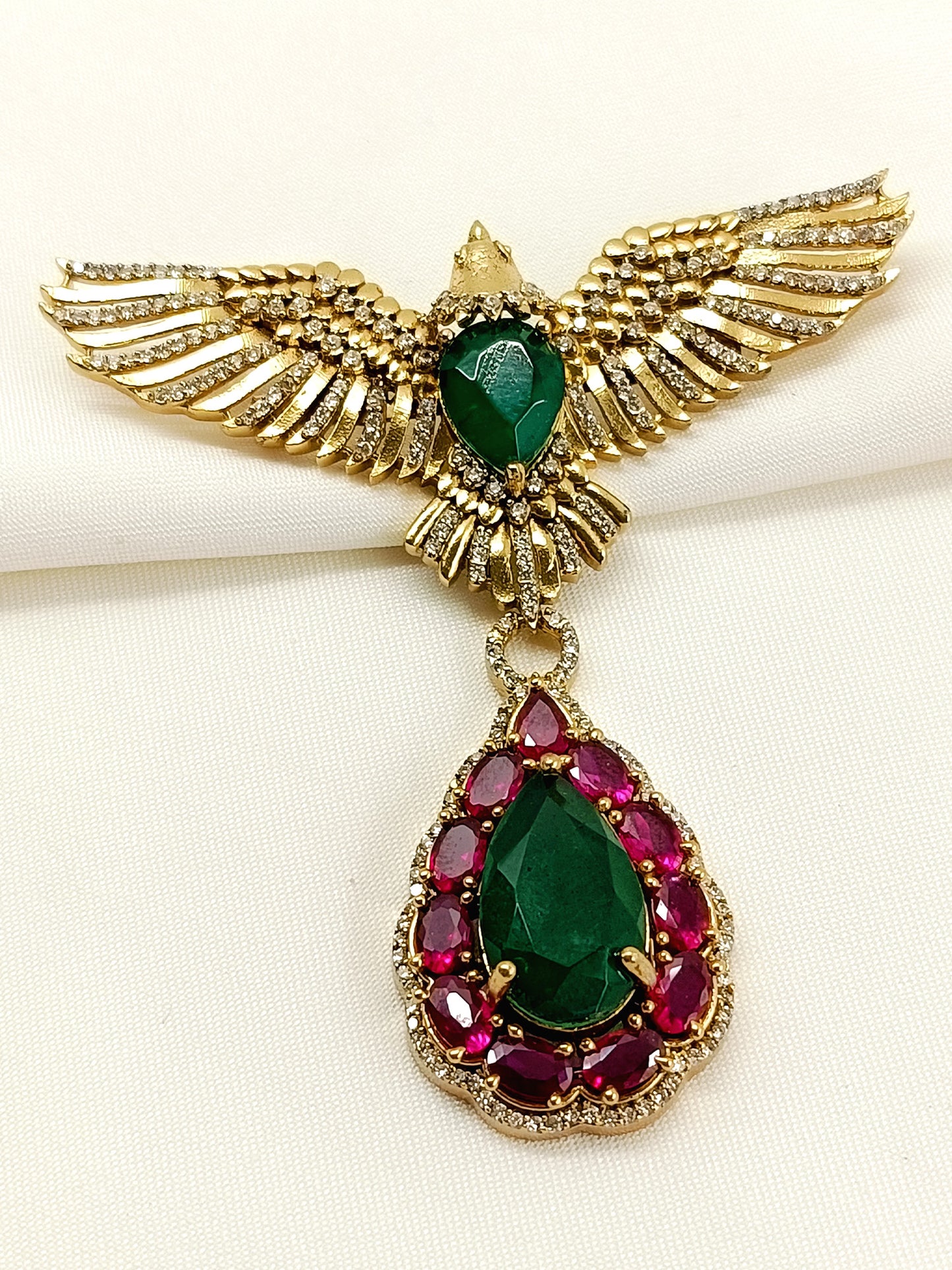 Nabhit R&G Eagle Men's Brooch