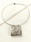 Shadhvik Plain Men's Oxidized Hasli Styled Neckpiece