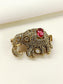 Ishvank Ruby Elephant Men's Brooch