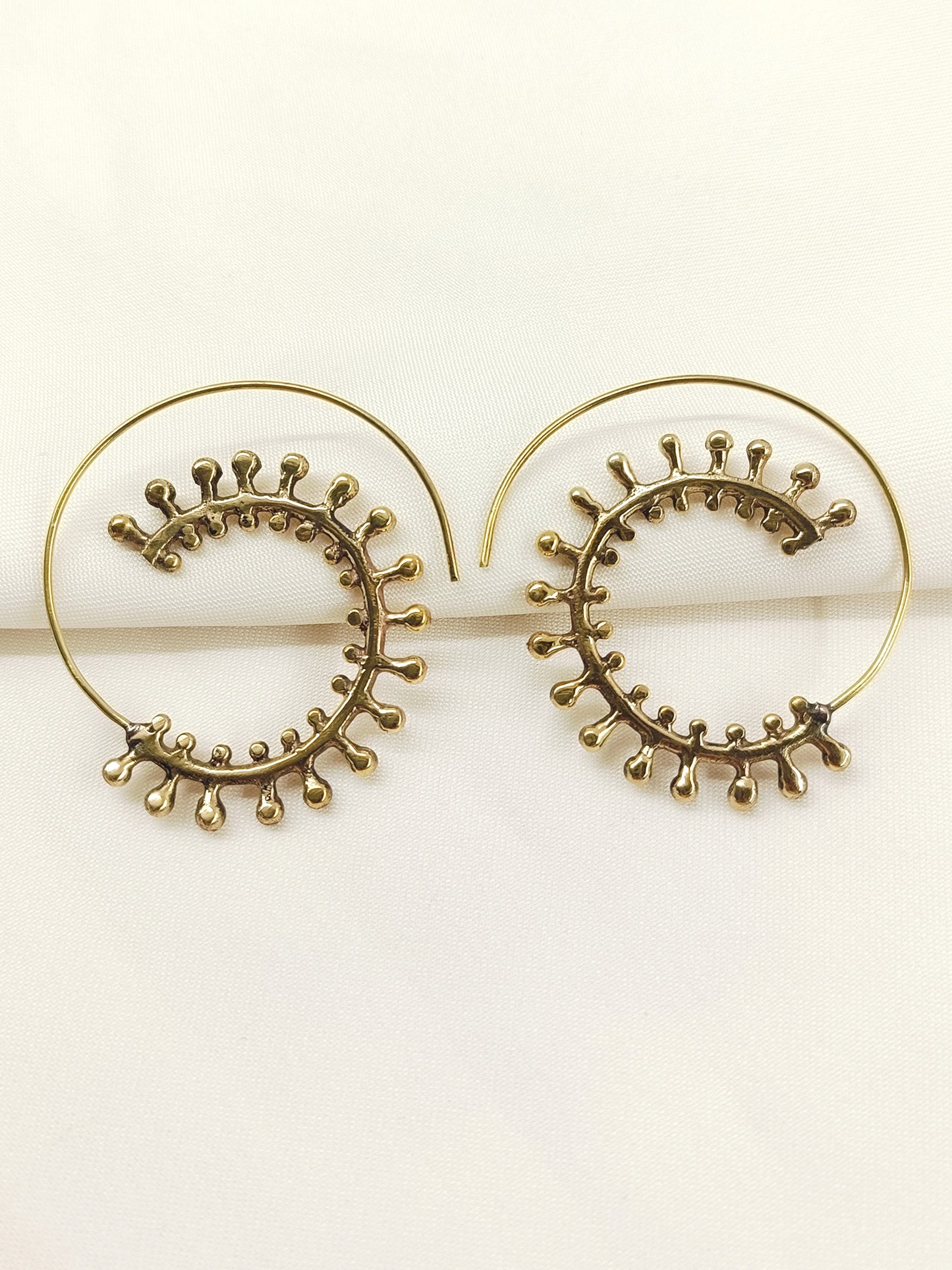 Bernadette Golden Men's Earrings