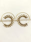 Bernadette Golden Men's Earrings