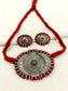 Raihana R&G Oxidized Choker Set